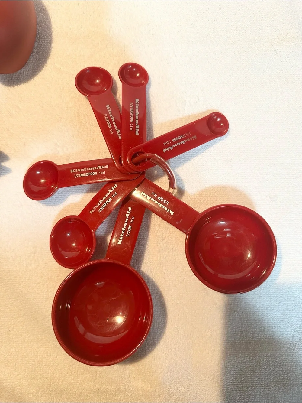 KitchenAid 9 piece utensil tool set silicone and plastic